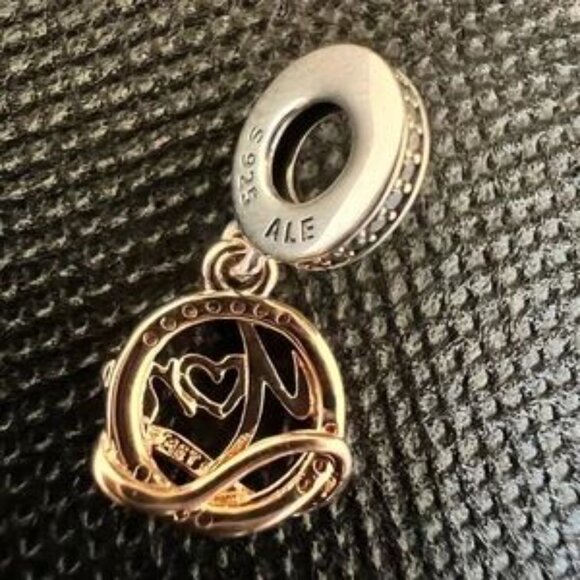 Rose Gold and Silver Mom Charm - Picture 5 of 5